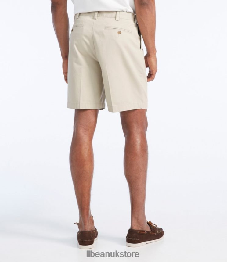 Clothing L.L.Bean x Double L Wrinkle-Free Chino Shorts Carbon Navy Men 0VRR663090