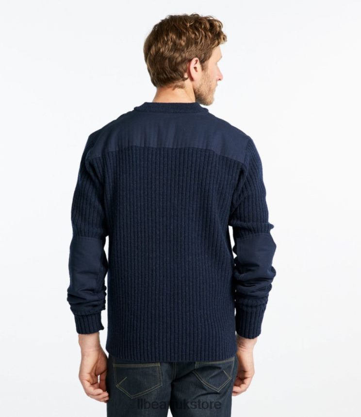 Clothing L.L.Bean Commando Sweater Gray Heather Men 0VRR665241