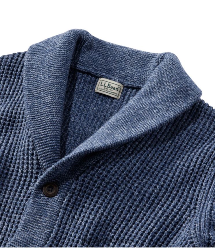 Clothing L.L.Bean Organic Cotton Sweater Dark Cinder Men 0VRR666642
