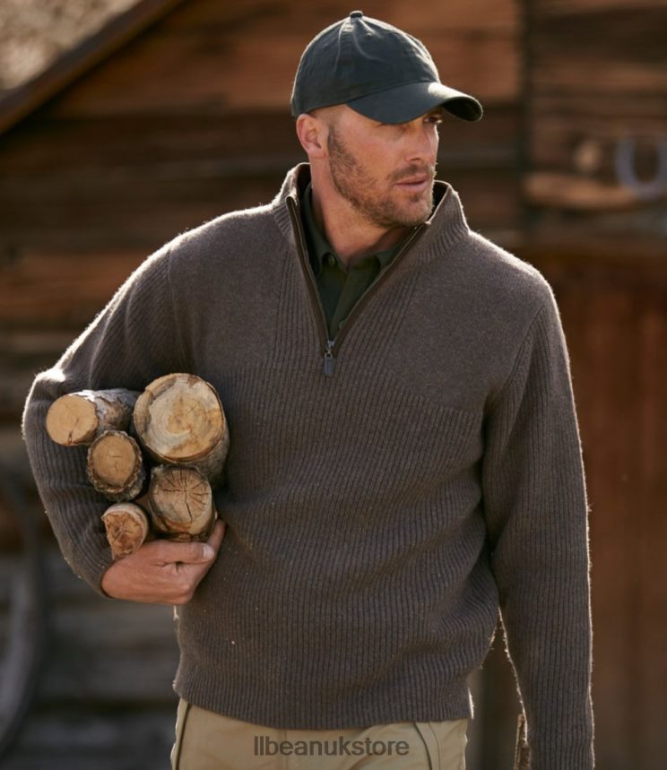 Clothing L.L.Bean Waterfowl Sweater Slate Blue Heather Men 0VRR665243
