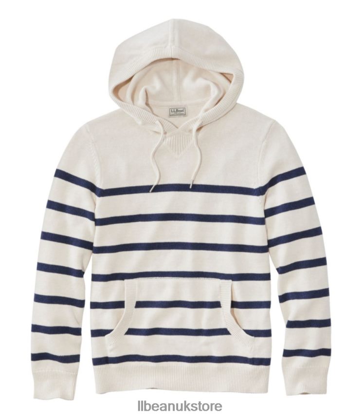 Clothing L.L.Bean Wicked Soft Cotton/Cashmere Sweater Silver Birch Men 0VRR66732