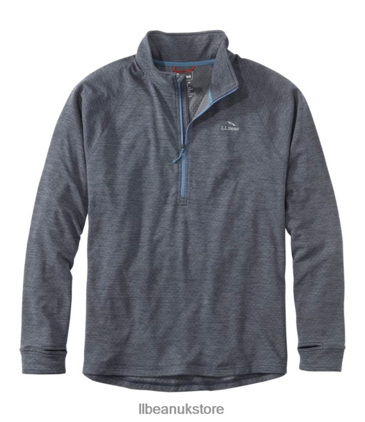 Clothing L.L.Bean Adventure Grid Fleece Gunmetal Gray Men 0VRR666688
