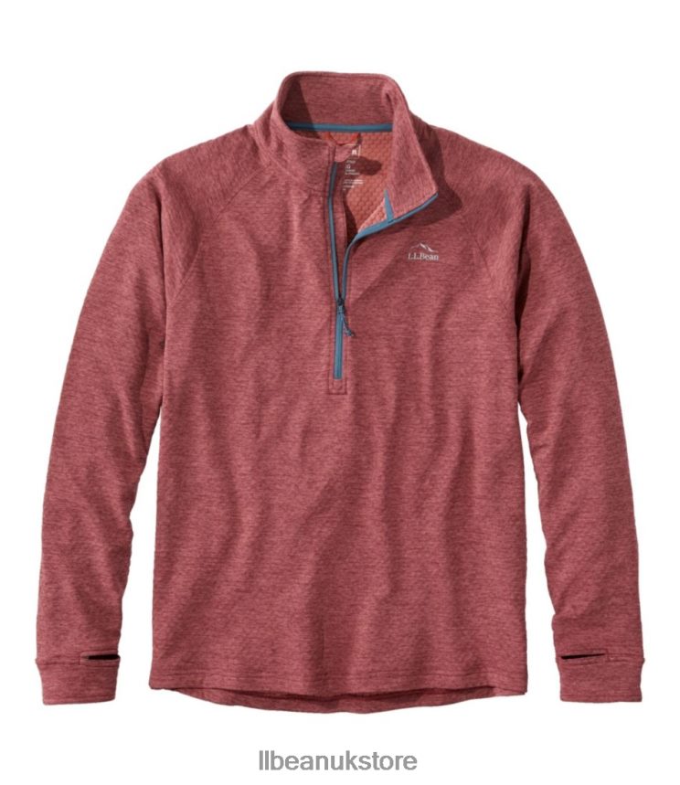 Clothing L.L.Bean Adventure Grid Fleece Rosewood Men 0VRR665139