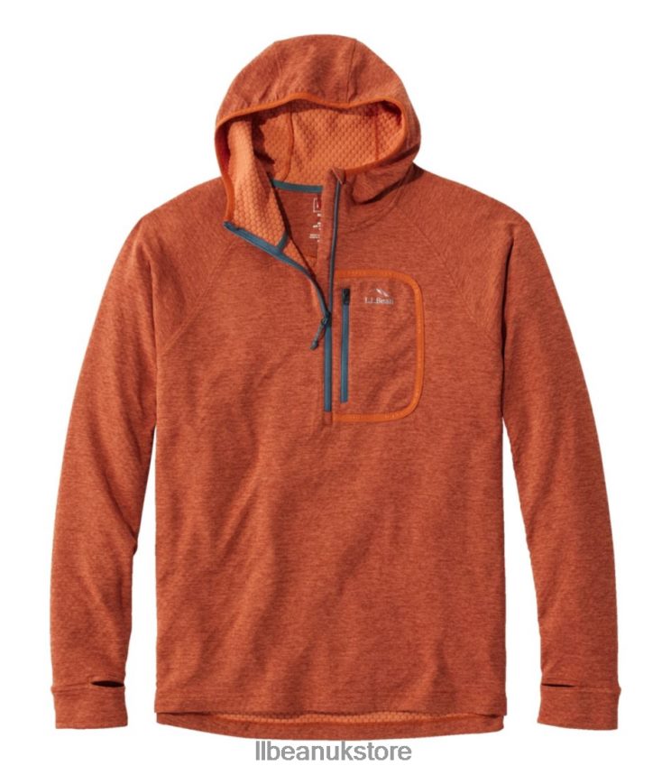 Clothing L.L.Bean Adventure Grid Fleece Russet Clay Men 0VRR665045