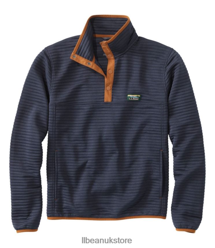 Clothing L.L.Bean Airlight Knit Pullover Navy Men 0VRR666542