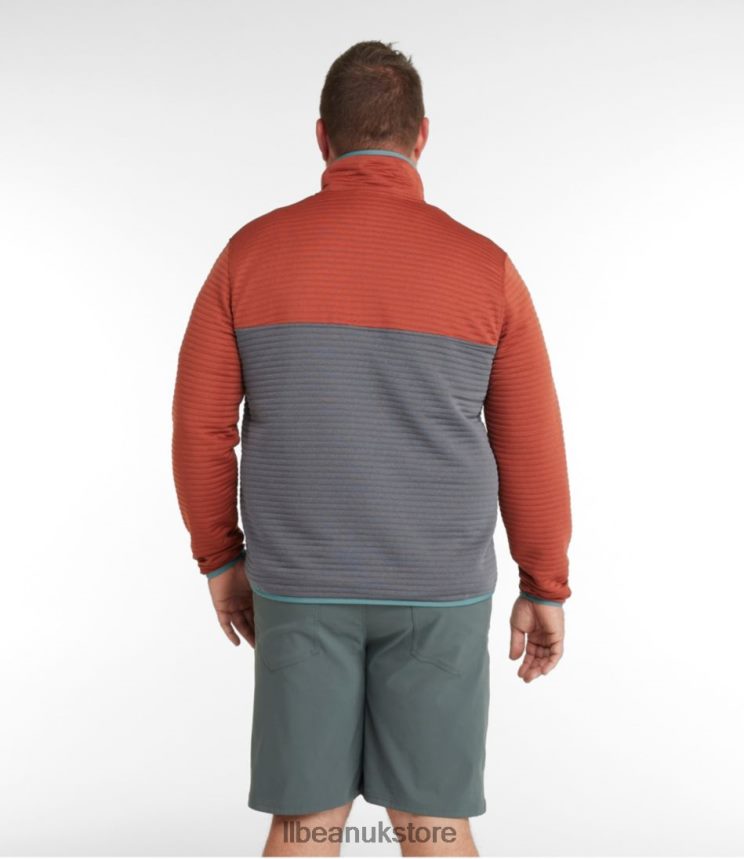 Clothing L.L.Bean Airlight Knit Pullover Storm Teal/Rangeley Blue Men 0VRR663697