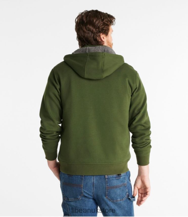 Clothing L.L.Bean Katahdin Iron Works Half-Zip Sweatshirt Ink Black Men 0VRR664973