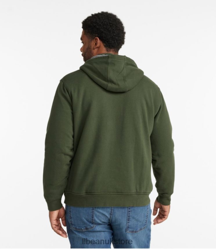 Clothing L.L.Bean Katahdin Iron Works Half-Zip Sweatshirt Navy Men 0VRR665961