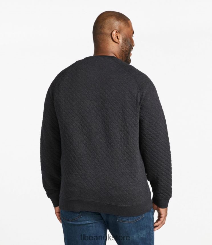 Clothing L.L.Bean Quilted Sweatshirt Emerald Spruce Men 0VRR663325