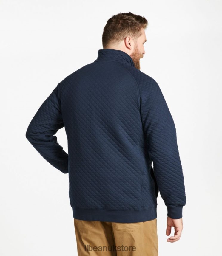 Clothing L.L.Bean Quilted Sweatshirt Maritime Red Men 0VRR664838