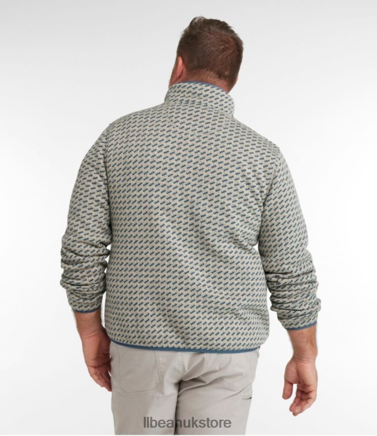 Clothing L.L.Bean Sweater Fleece Pullover Landscape Men 0VRR667307
