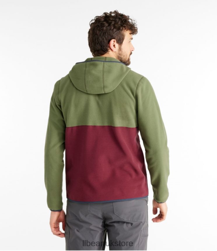 Clothing L.L.Bean Trail Fleece Light Mahogany Geo/Carbon Navy Men 0VRR66890