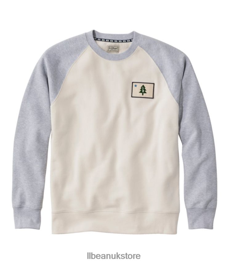Clothing L.L.Bean Vacationland Sweatshirt Pale Khaki Men 0VRR663408