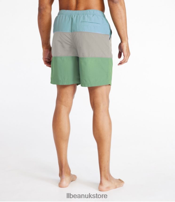 Clothing L.L.Bean Classic Supplex Sport Shorts Blue Quartz/Woodsmoke/Light Everglade Men 0VRR664781