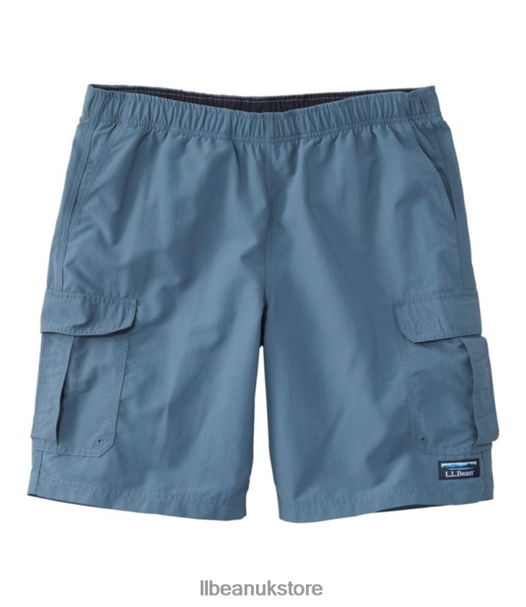 Clothing L.L.Bean Classic Supplex Sport Shorts Iron Blue Men 0VRR664716