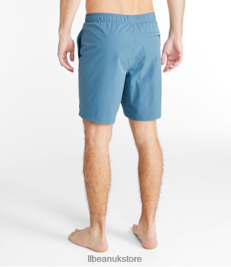 Clothing L.L.Bean Vacationland Stretch Swim Trunks Bayside Blue Men 0VRR66330