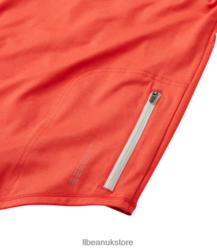 Clothing L.L.Bean Comfort Cycling Jersey Paprika/Adobe Red Men 0VRR661430