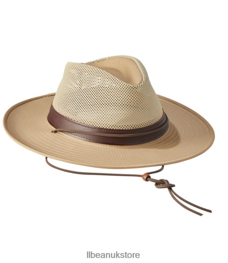 Fishing L.L.Bean Aussie Breezer Hiker Hat Khaki Men 0VRR661371