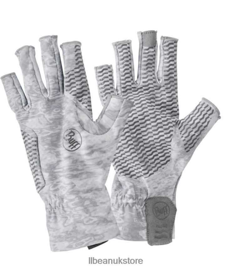 Fishing L.L.Bean Buff Aqua Gloves Camo White Men 0VRR66797