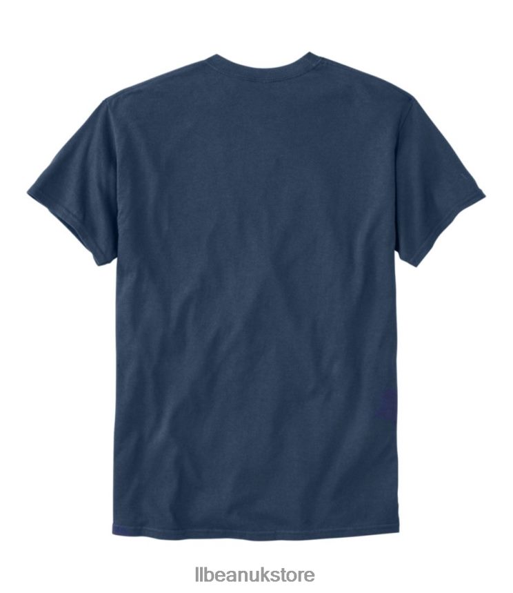 Fishing L.L.Bean MIF&W Tee Navy Men 0VRR66731