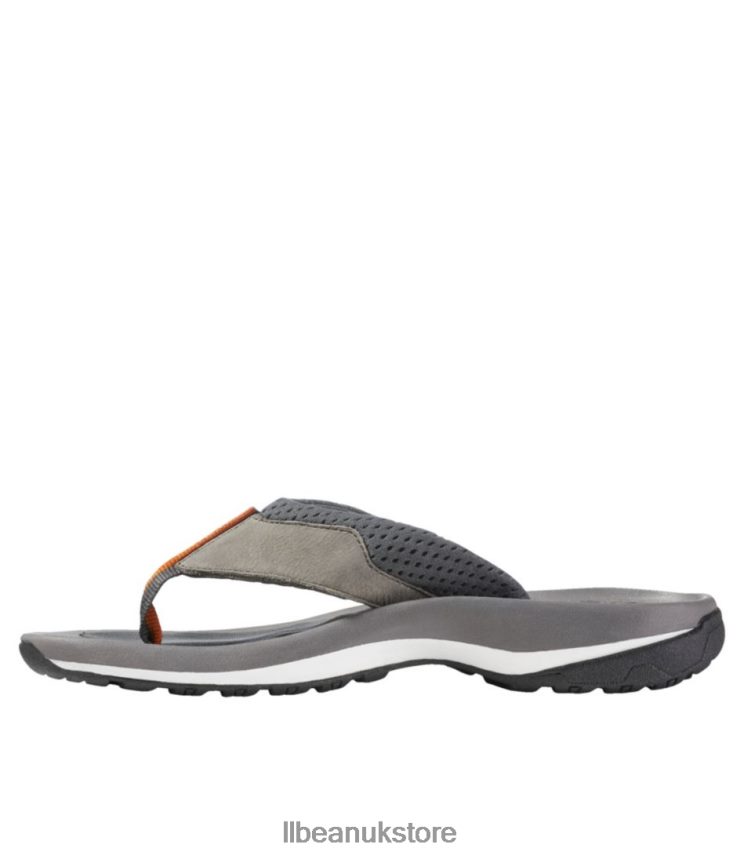 Footwear L.L.Bean Swift River Sport Flip-Flops Dark Silt Men 0VRR663800