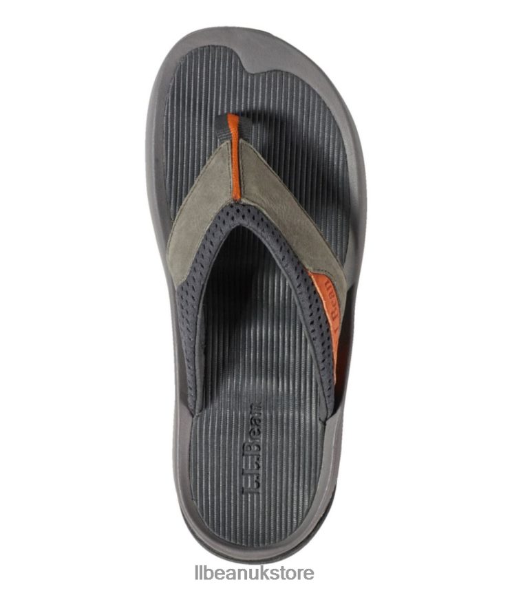 Footwear L.L.Bean Swift River Sport Flip-Flops Dark Silt Men 0VRR663800
