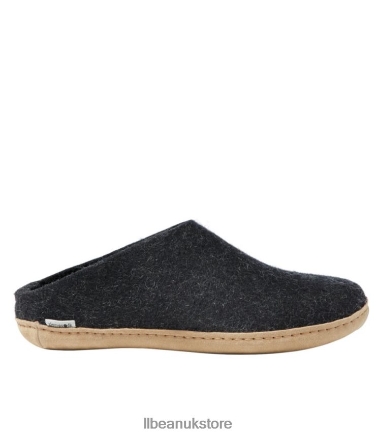 Footwear L.L.Bean Glerups Wool Slippers Charcoal Men 0VRR663785