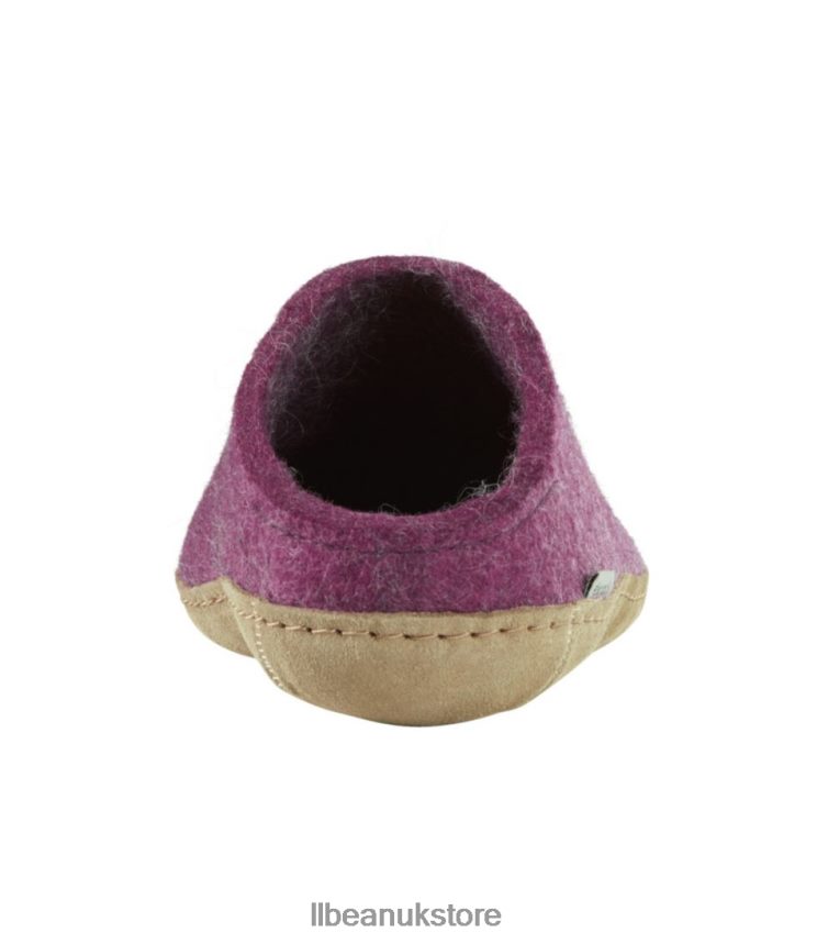 Footwear L.L.Bean Glerups Wool Slippers Cranberry Men 0VRR665201