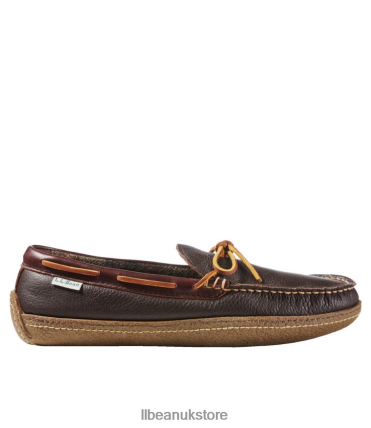 Footwear L.L.Bean Handsewn Slippers Brown Men 0VRR663709