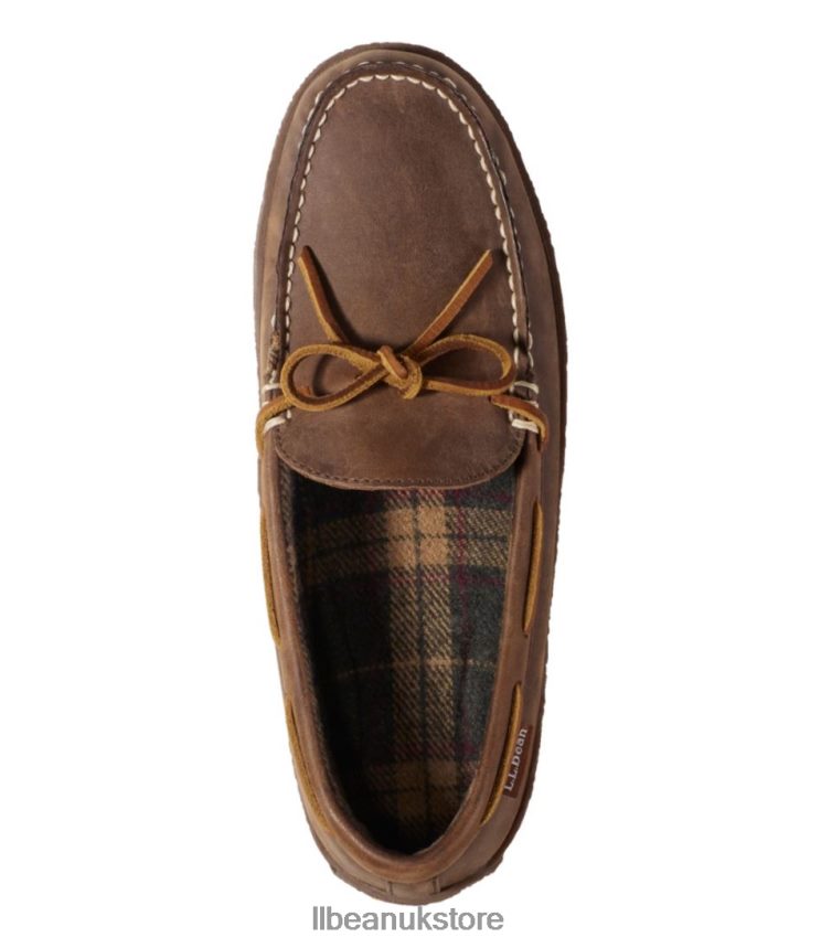 Footwear L.L.Bean Handsewn Slippers Graphite Men 0VRR66958