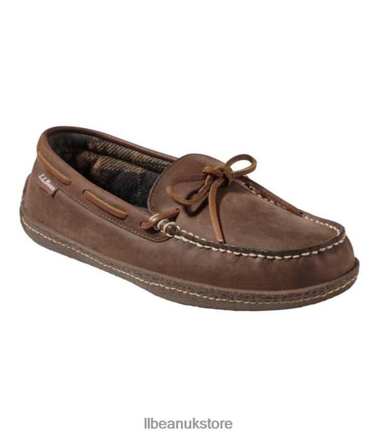 Footwear L.L.Bean Handsewn Slippers Graphite Men 0VRR66958