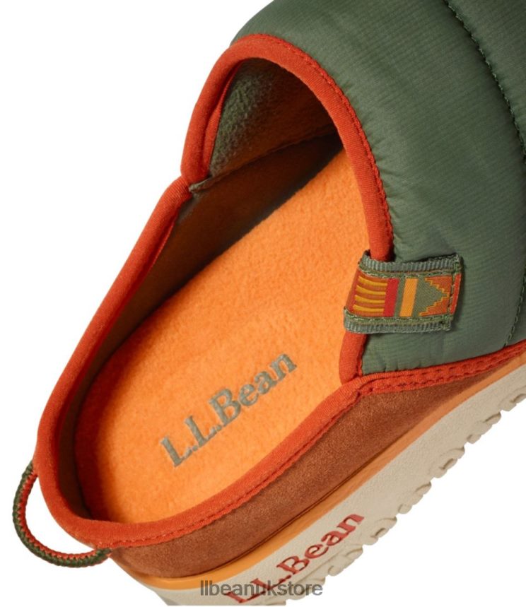 Footwear L.L.Bean Mountain Classic Quilted Slides Adobe/Deep Olive Men 0VRR661095