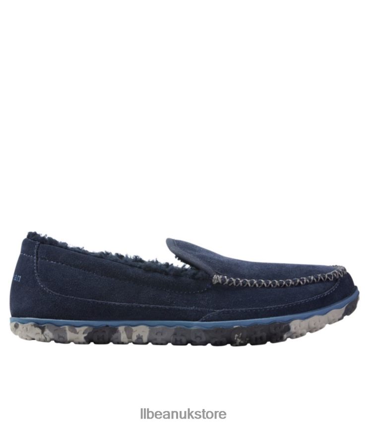 Footwear L.L.Bean Mountain Slippers Carbon Navy Men 0VRR66970