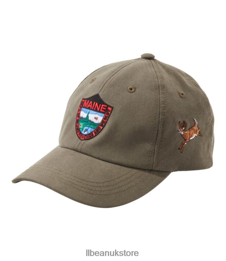 Accessories L.L.Bean Maine Inland Fisheries and Wildlife Baseball Cap Olive Men 0VRR66138