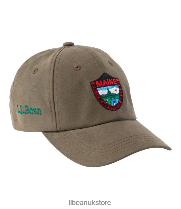 Accessories L.L.Bean Maine Inland Fisheries and Wildlife Baseball Cap Olive Men 0VRR66138