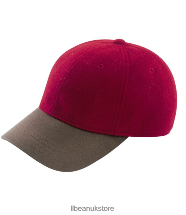 Accessories L.L.Bean Wool-Blend Ball Cap Red Men 0VRR663550
