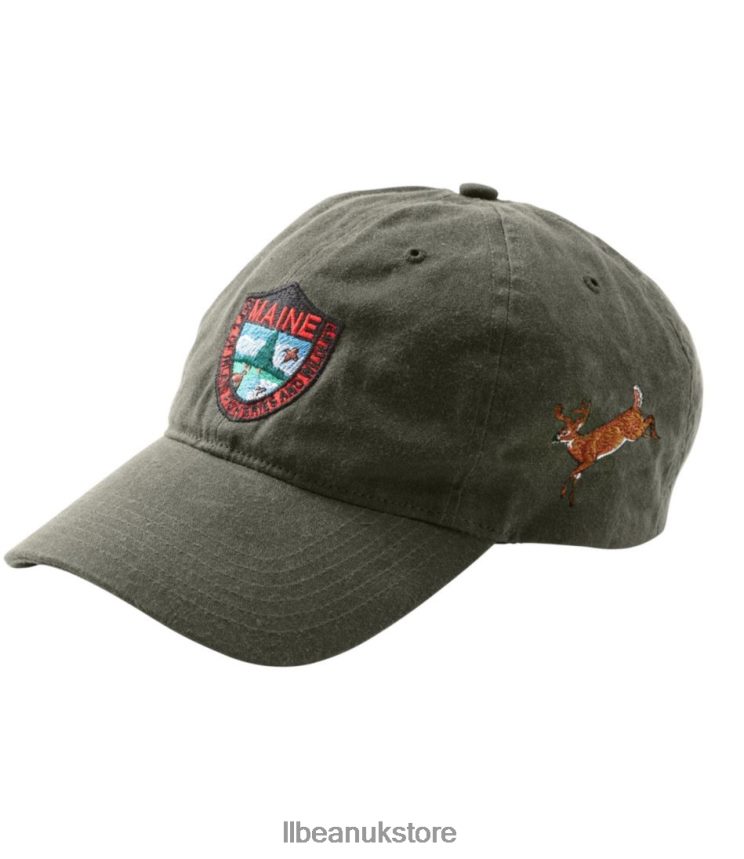 Outdoor Equipment L.L.Bean MIF&W Waxcloth Hat Forest Green Men 0VRR66777