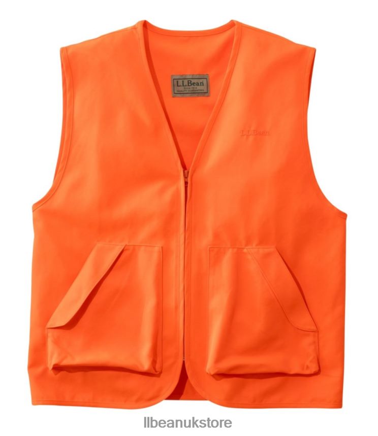 Outdoor Equipment L.L.Bean Big Game Hunting Safety Vest Hunter Orange Men 0VRR661909