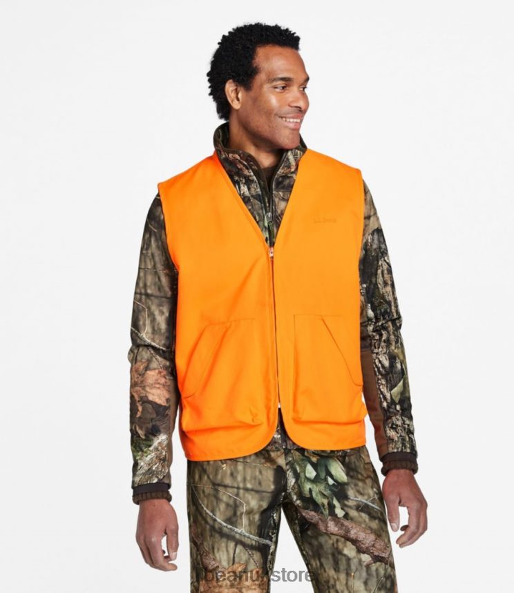Outdoor Equipment L.L.Bean Big Game Hunting Safety Vest Hunter Orange Men 0VRR661909