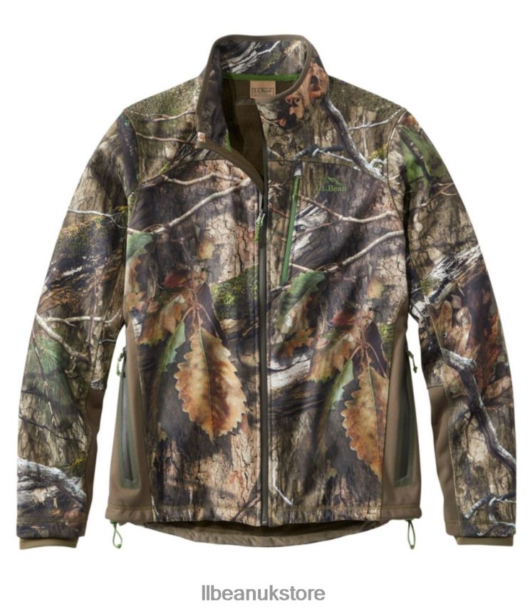 Outdoor Equipment L.L.Bean Ridge Runner Soft-Shell Hunting Jacket Mossy Oak Country DNA Men 0VRR66943