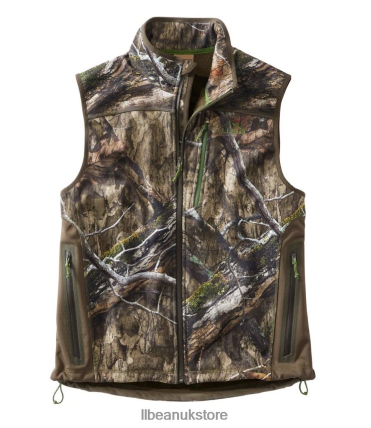Outdoor Equipment L.L.Bean Ridge Runner Soft-Shell Vest Mossy Oak Country DNA Men 0VRR661878