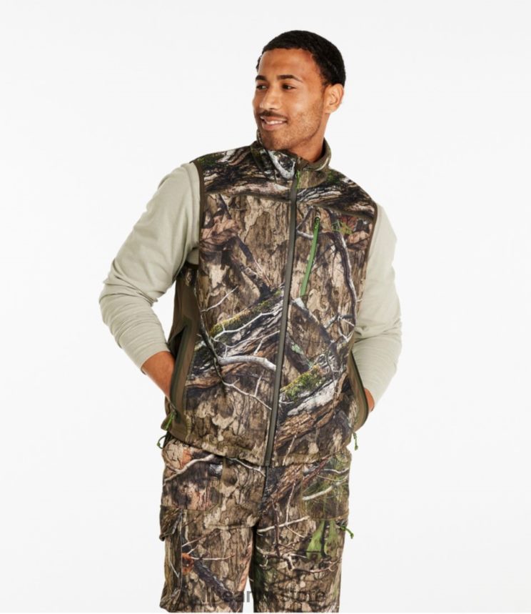 Outdoor Equipment L.L.Bean Ridge Runner Soft-Shell Vest Mossy Oak Country DNA Men 0VRR661878