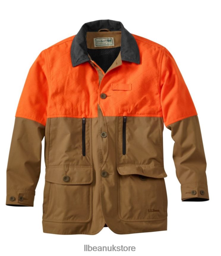 Outdoor Equipment L.L.Bean Upland Hunter Field Coat Briar/Hunter Orange Men 0VRR66941