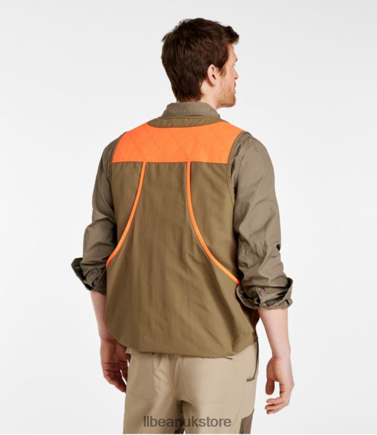 Outdoor Equipment L.L.Bean Upland Hunting Vest Fatigue Green Men 0VRR66136