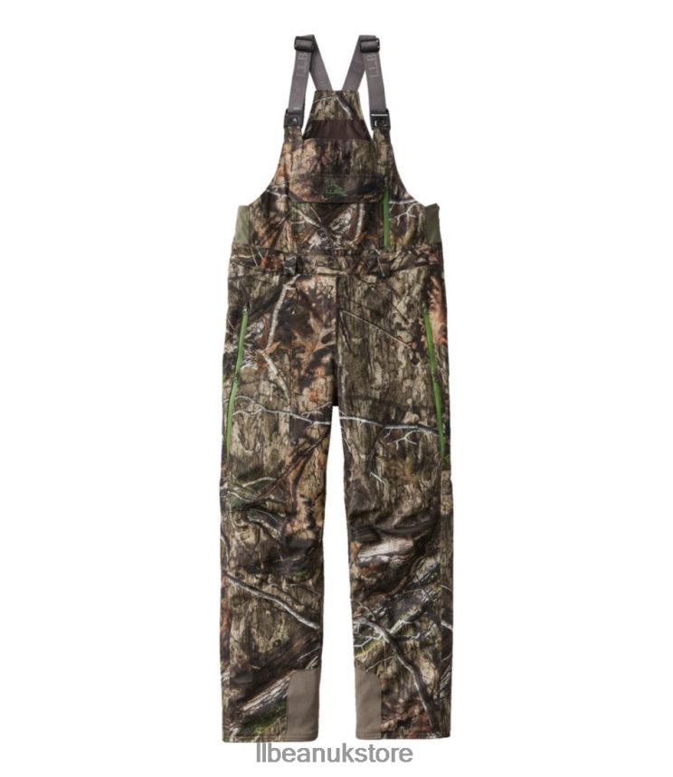 Outdoor Equipment L.L.Bean Ridge Runner Insulated Storm Bibs Mossy Oak Country DNA Men 0VRR66643