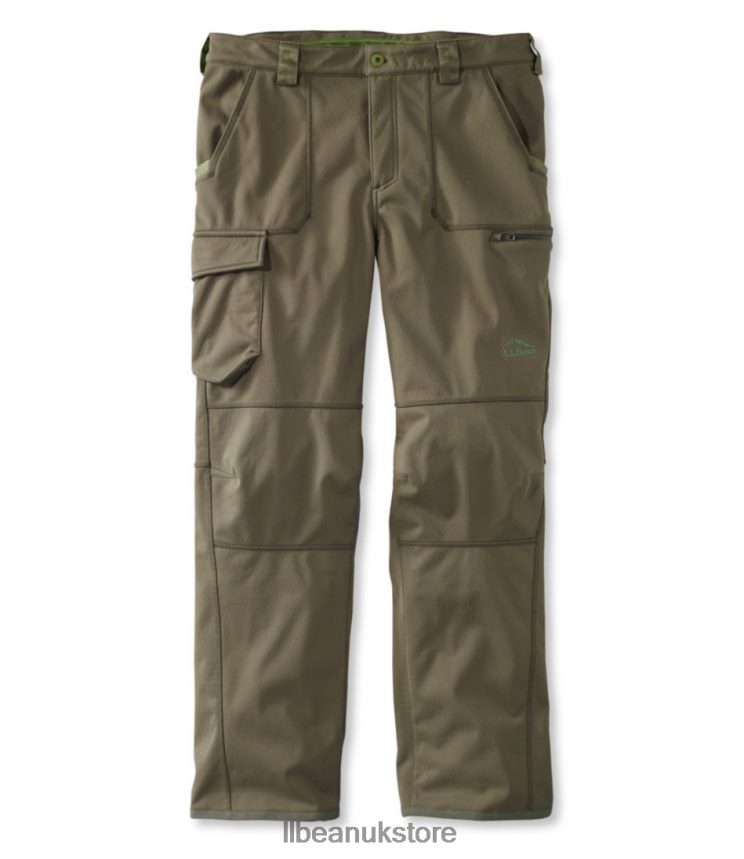 Outdoor Equipment L.L.Bean Ridge Runner Soft-Shell Pants Moss Khaki Men 0VRR66802
