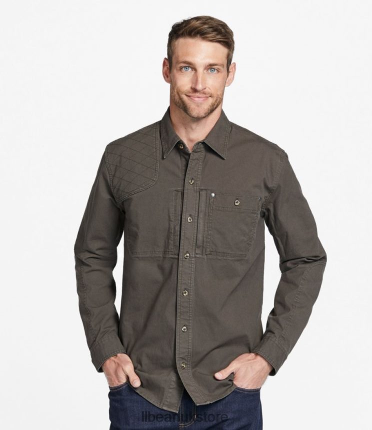Outdoor Equipment L.L.Bean Stretch Briar Shirt Navy Men 0VRR664052