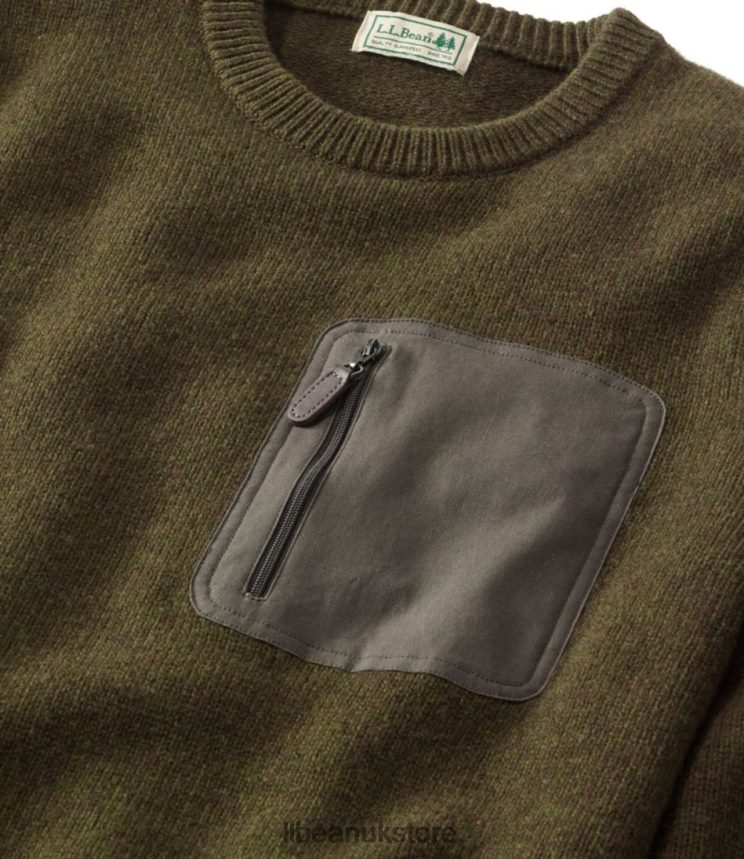 Outdoor Equipment L.L.Bean Maine Guide Merino Sweater Slate Men 0VRR666712