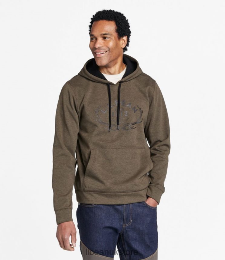 Outdoor Equipment L.L.Bean Northwoods Hunter's Hoodie Black Heather Men 0VRR665341