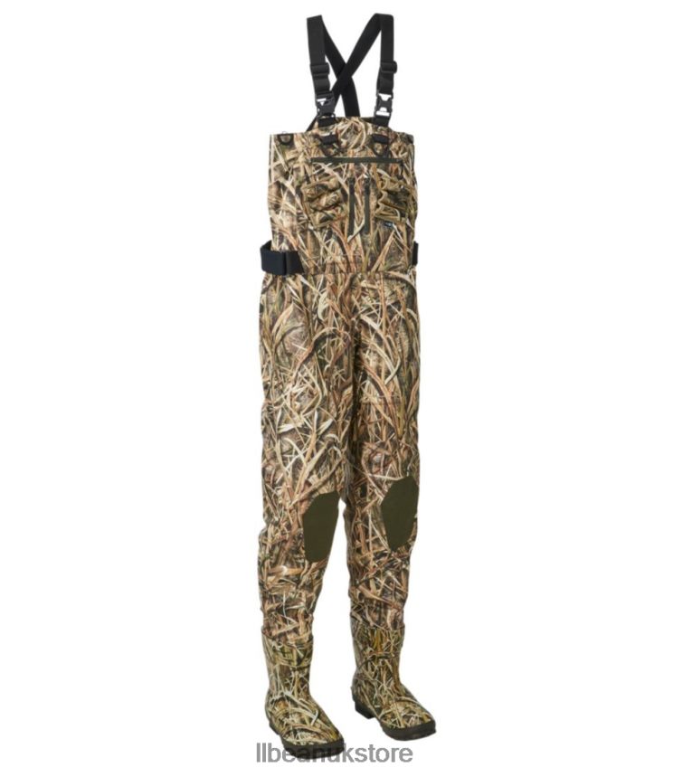 Outdoor Equipment L.L.Bean Apex Waterfowl Bootfoot Waders with Super Seam Technology Mossy Oak Shadow Grass Blades Men 0VRR661537